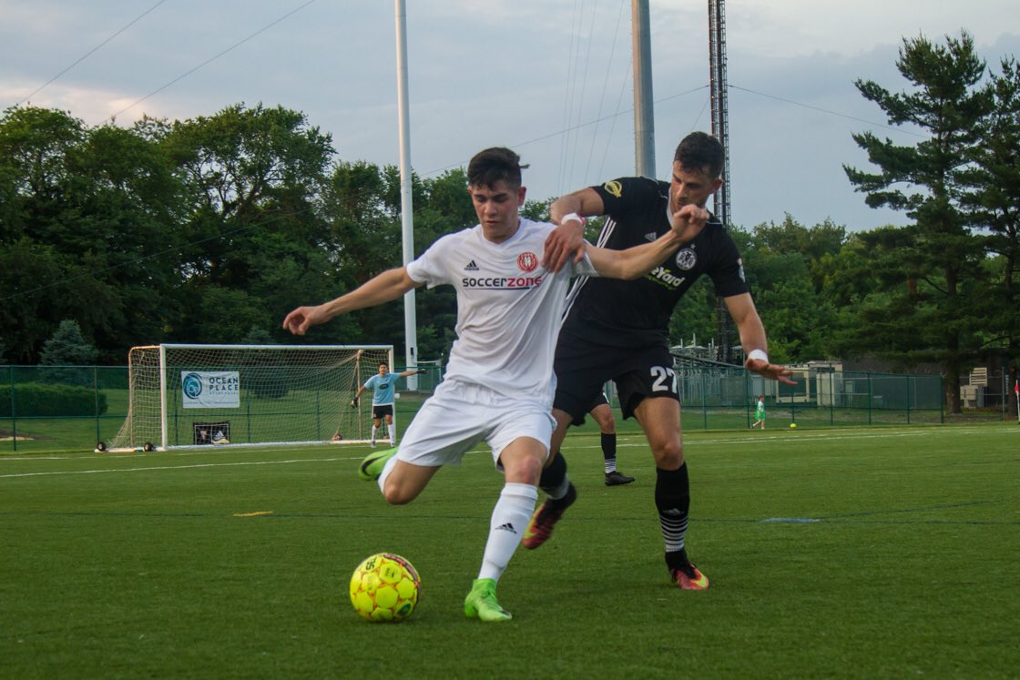 NPSLSoccer's tweet photo. .@NJCopaFC scored five goals and stunned @WCUSC on Saturday in a 5-3 victory #NPSL

Recap: https://t.co/qB1tV7NUZd

Photo Credit: Dimitry Zbarsky https://t.co/XTIC0F3yXW
