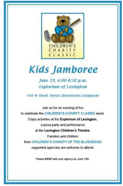 GOTRCentralKY's tweet photo. Come out to the Kid's Jamboree on June 19 with Girls on the Run Central Kentucky to celebrate the Children's Charity Classic week! RSVP with GOTRCKY by June 15 to enjoy a night filled with activities, pizza and fun! Use the link to submit your RSVP: https://t.co/JhoDbQPeeE https://t.co/aLbVsyVLEJ