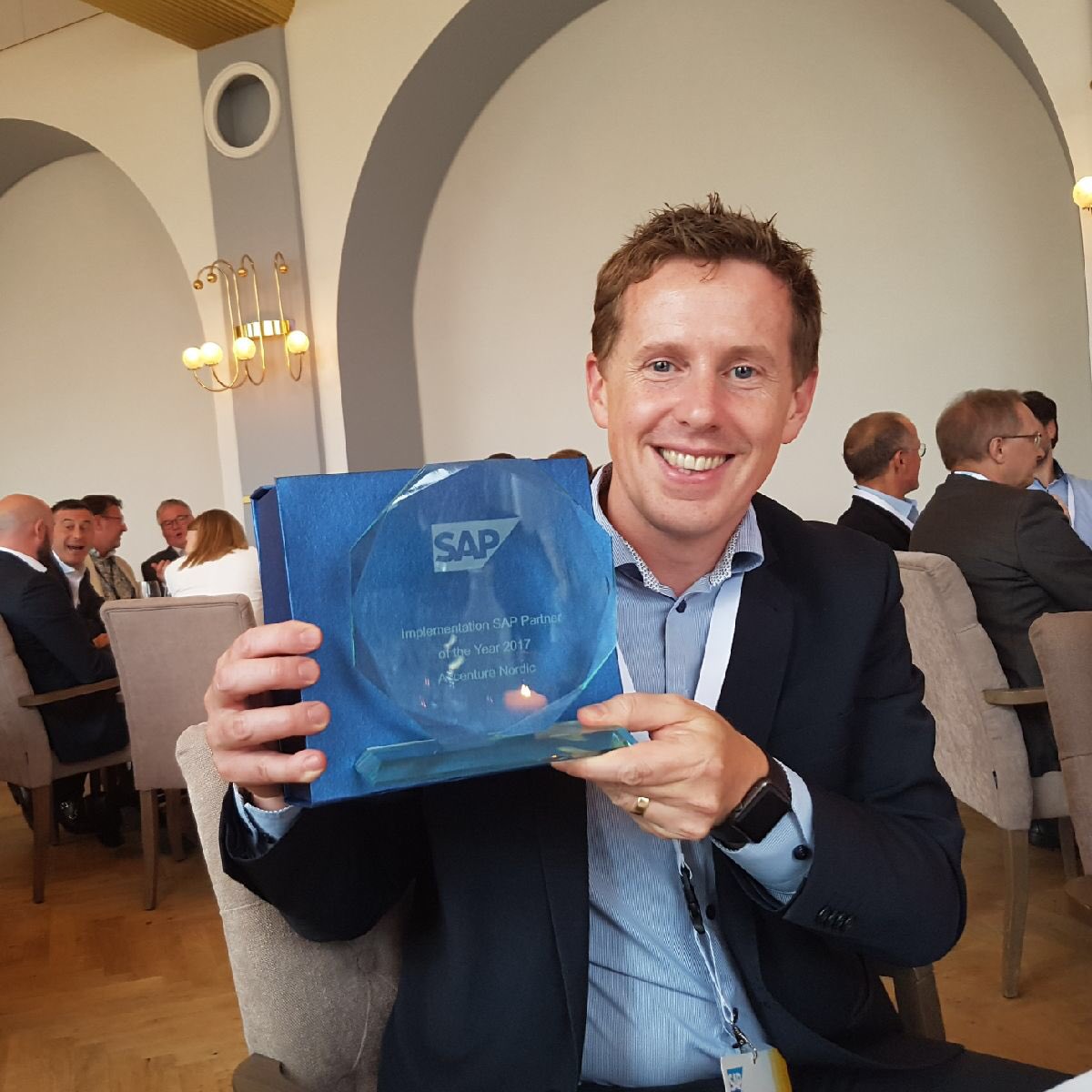 DavidEColgan's tweet photo. Thanks to #sap for the recognition as Nordic Implementation Partner and to the #accenture SAP Business Group in Nordics for leading the way in S/4HANA adoption in our clients @Accenture_DK @AccentureSE @AccentureFI @AccentureNO https://t.co/C36nCKGx27