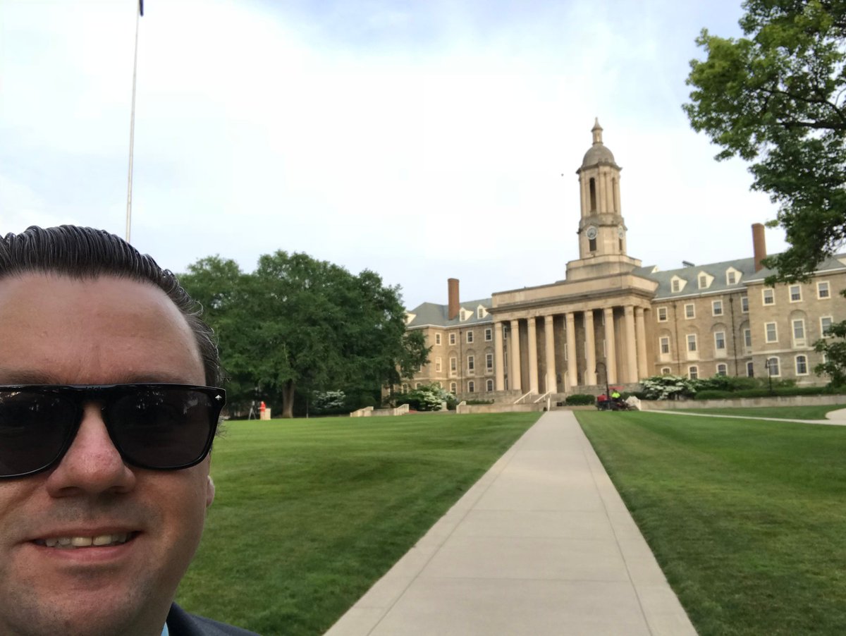 shjdonah's tweet photo. Enjoyed my first visit to Penn State for #sppc18. Beautiful campus and nice folks at the conference. https://t.co/3IbsUw6G96