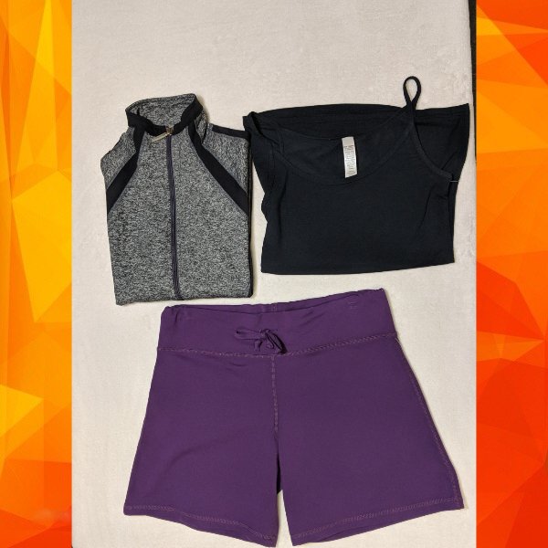 LAonetooth's tweet photo. Check out these saucy Drawstring shorts in wineberry paired with the  figure-flattering Diamond jacket in black Heather &amp; a curve-seeking Basic tank! Yasss! #outfitoftheday #ootd #onetoothactivewear #curvy  #itslit #doll #positivevibes #healthy #fun #sunnyday #Fitlife https://t.co/MMWQoTN49P