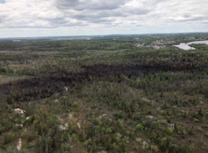 Nova Scotia Department of Natural Resources posted these aerial photos of the Cole Harbour trails fire.