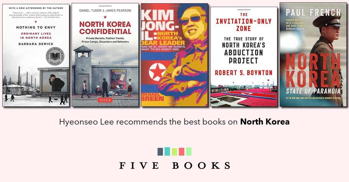 Tomorrow is the big day: @realDonaldTrump will meet with Kim Jong Un. Here's our North Korea #readinglist, recommended by North Korea defector and author @HyeonseoLeeNK: fivebooks.com/best-books/hye….