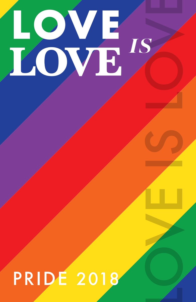 Marc_et_designs's tweet photo. HAPPY PRIDE MONTH! ALL LOVE IS EQUAL! LOVE YOU ALL! #pride🌈 #pride #pridemonth #pride2018 #lgbt #love #loveislove #gay #design #graphicdesigner #graphic  #graphicdesign #pridedesign https://t.co/geJ83HFf6D