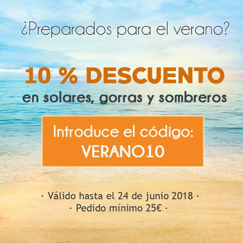 ONCOESTETICA's tweet photo. ¡Ya llega el verano! No te pierdas nuestra promoción.
#codigodescuento #promocion #proteccionsolar #gorras https://t.co/BesMfctIRC