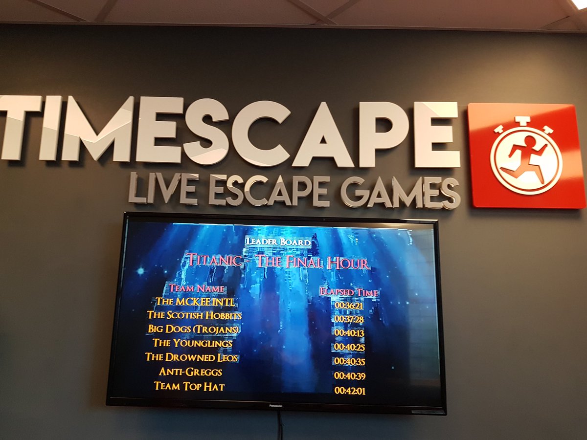 ExitGamesScot's tweet image. We are playing away again!!! :)
A duo of adventures at @timescapegames #escaperoom #shouldbeworking