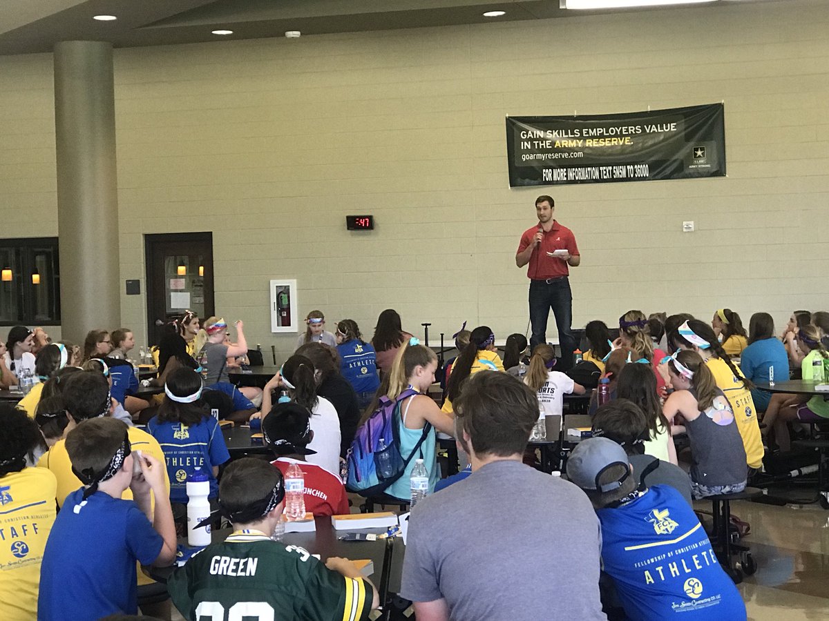 WestKyFCA's tweet photo. Thank You @CadeF0ster for sharing your Faith story with us today! #FCStrong #trustGodfirst https://t.co/WptRv9TOtW