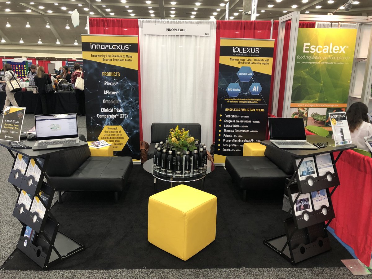 GantiLawrence's tweet photo. At the #SLA2018 conference in Baltimore. Sharing how we can inspire creative insights for information management professionals. #innoplexus. https://t.co/mw7o491njo