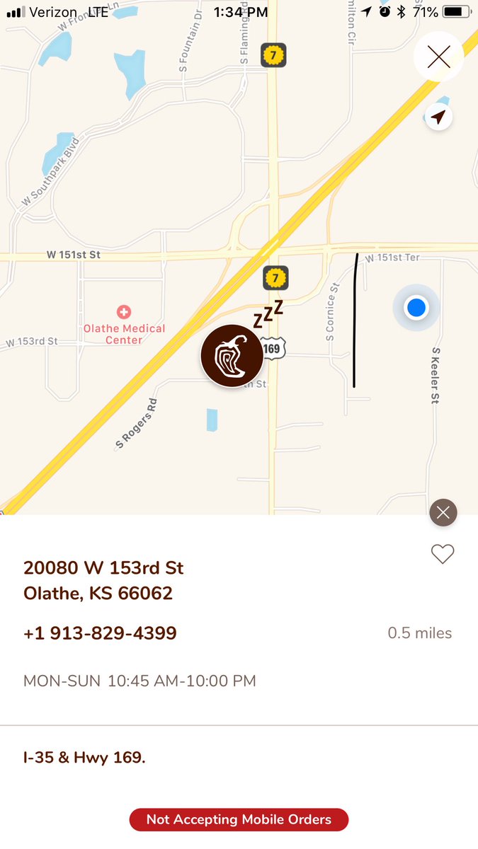 KCFoodieFinds's tweet photo. Hey @ChipotleTweets,
If you could get mobile app ordering for this location going again, that would be great! #itsbeen3weeks
Thanks, https://t.co/UBMtsg7wTU