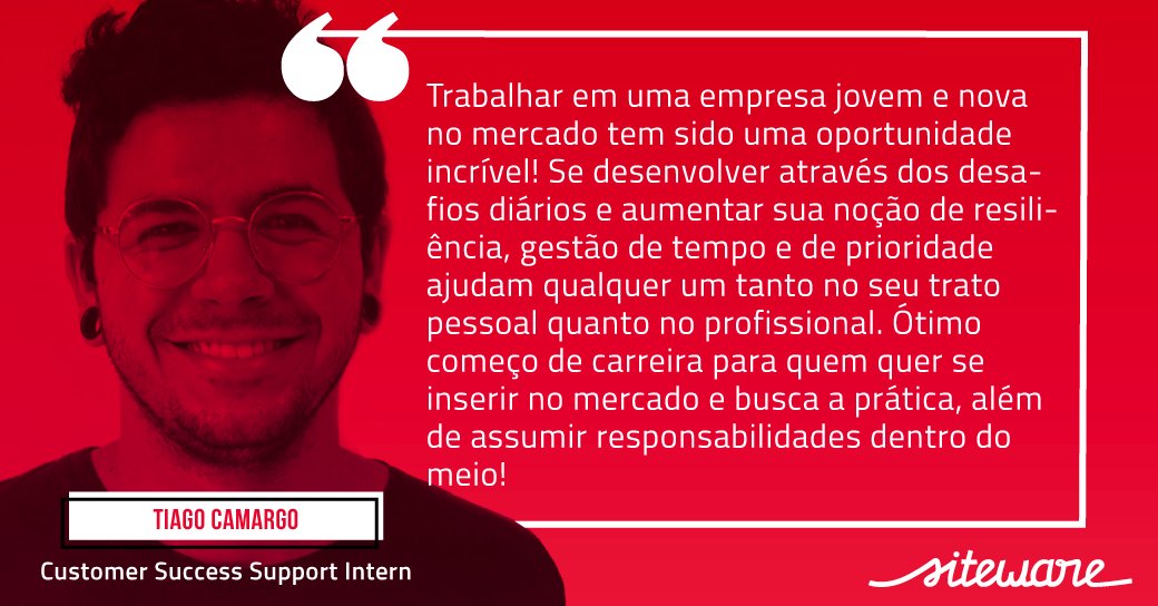 sofiadasiteware's tweet photo. Aqui na Siteware, temos como objetivo sermos parceiros dos nossos colaboradores em todo o seu desenvolvimento profissional, desde o início da carreira. Sucesso, Tiago! 🤜🤛 #façaacontecer #gositeware https://t.co/z2p01Ifn8Q
