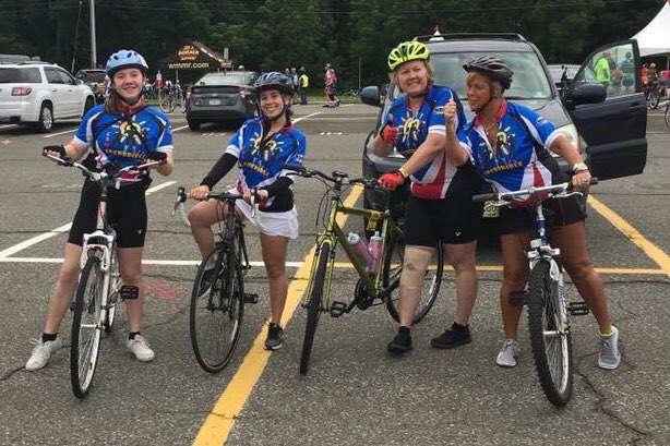 tmincredible's tweet photo. Thank you to the @bikeathon for another amazing and emotional day for me and my entire team! We believe that this is the path to a cure and will be back again next year!!! #BridgetotheBeach https://t.co/iApKlHD8WH