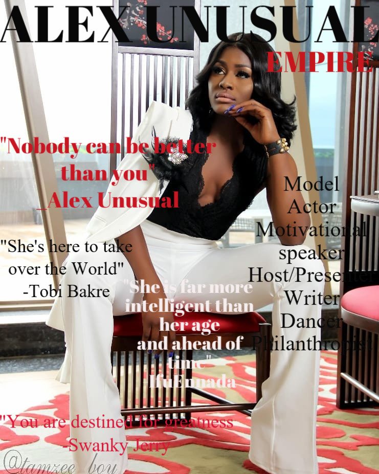 blurryunique's tweet photo. #TeamTolex Special Edition....Thank you guys so much #TobiNation #AlexUnusualEmpire #WhoIsAlexUnusual? #QueenofKings #Peaceofmind @Alex_Unusual @tobibakre @greyy_k @phizzytainment Hope you like...Enjoy...share/RT 
P.S. 
she is loved and appreciated 
#LoveLivesHere #BossetofBosses https://t.co/AHIEK911Cn