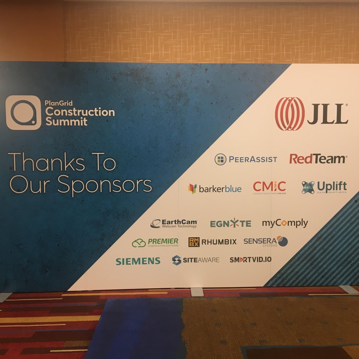 UpliftData's tweet photo. We're proud to be a silver sponsor of the #PlanGridSummit and exhibiting our integration with @PlanGrid Come visit our booth to learn more about the exciting value of integrating drone data into your PlanGrid sheets. #construction #AEC https://t.co/obdjNdSINv