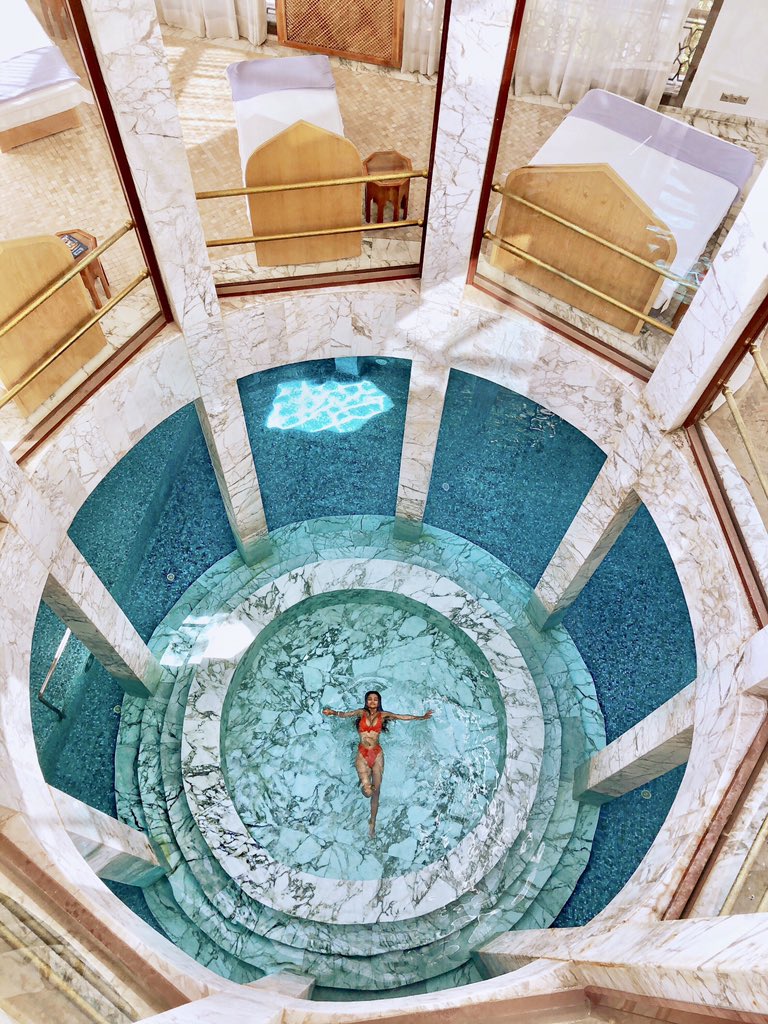 Alythuh's tweet image. Enchanting spa day. Morocco, North Africa. 🕊