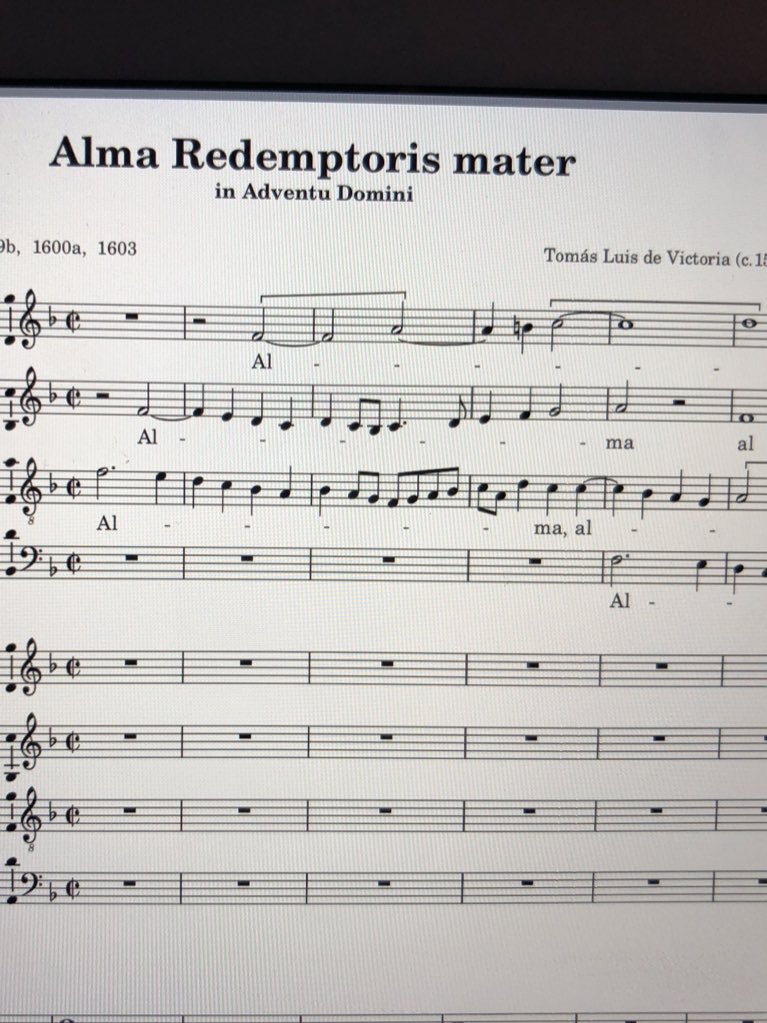 franknorman's tweet photo. We liked this double choir motet a lot. #counterpint https://t.co/zNm8ibf4j5