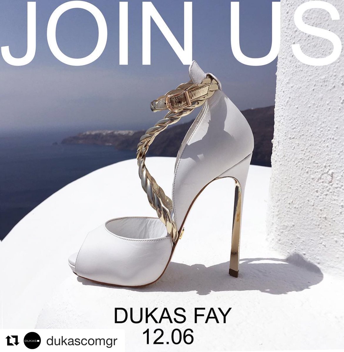 ToPrwino's tweet photo. Ο @dukasc και η @fayskorda παρουσιάζουν την 2018 DUKAS Spring Summer Collection αύριο Τρίτη 12/06 live στο @toprwino_ant1 και σας χαρίζουν πλούσια δώρα από τις DUKAS Collections. https://t.co/YNZKvWuUe7
