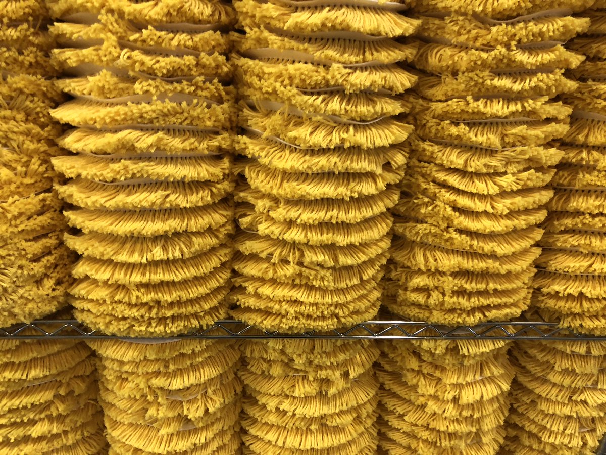 LakeCountryMfg's tweet photo. Lake Country Manufacturing’s tufted wool pads during the production in our WI plant. 100% twisted wool blended with a twisted acrylic fiber to help soften the pad and give a better finish. #lakecountrymanufacturing #lcpads #lakecountry #autodetailing #clearcoatpolish #woolpads https://t.co/UK1qMGxYlU