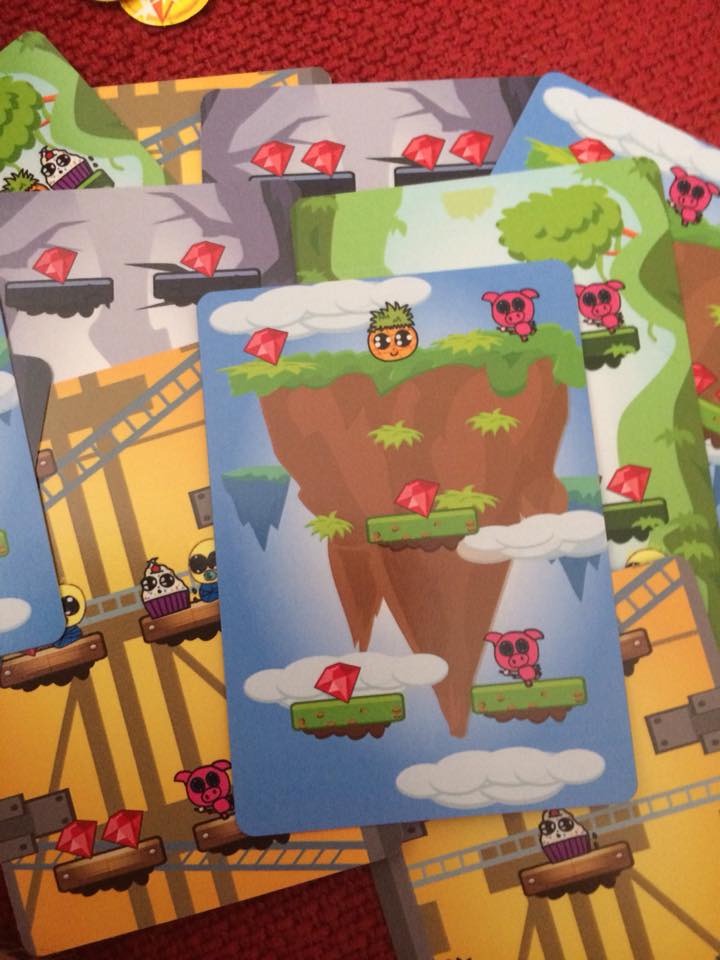 tabletopmuse's tweet image. Thank you @thegamecrafter for my 1st prototype of Ickle Platform Gamers - fun, strategy and mayhem designed to fit into your pocket.