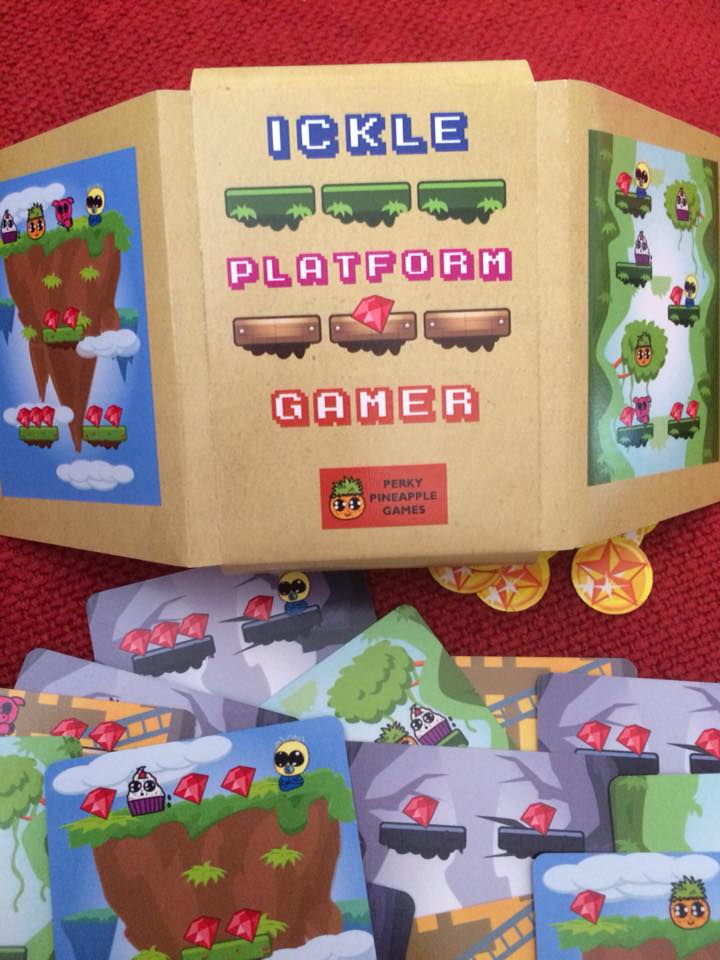 tabletopmuse's tweet image. Thank you @thegamecrafter for my 1st prototype of Ickle Platform Gamers - fun, strategy and mayhem designed to fit into your pocket.