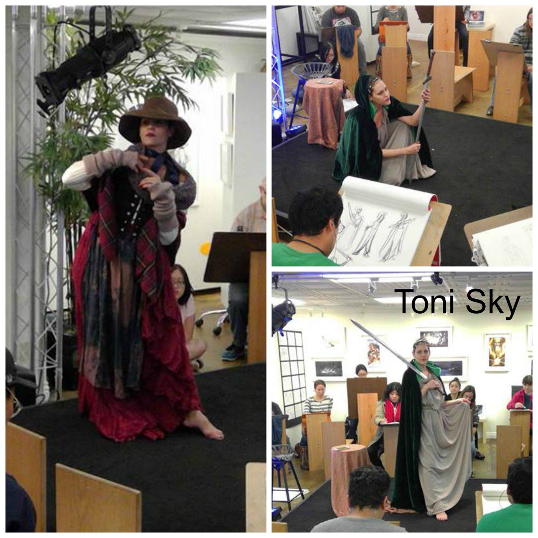 atcsg's tweet photo. #ToniSky will be modeling as a gypsy for us this evening for #CTNsketchFEVER. Available In Studio with refreshments and Snacks or On Facebook Live always from 7pm - 10pm PST. 
To register please Visit https://t.co/xDyTrXqZwD
#bestmodels #drawing #sketching #gesture https://t.co/r0p8MPgYel