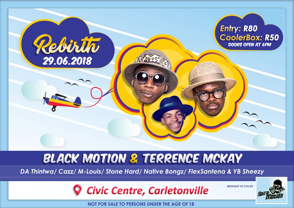 ThandoThintwa's tweet photo. Count Down! W/@black_motion &amp; Me! R80 gets you in🚀 https://t.co/5798ZBMMTs