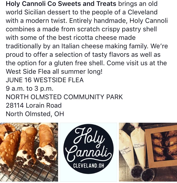 HolyCleveland's tweet photo. Come visit us at @WestsideFlea this Saturday!! https://t.co/77MjQlhhFw