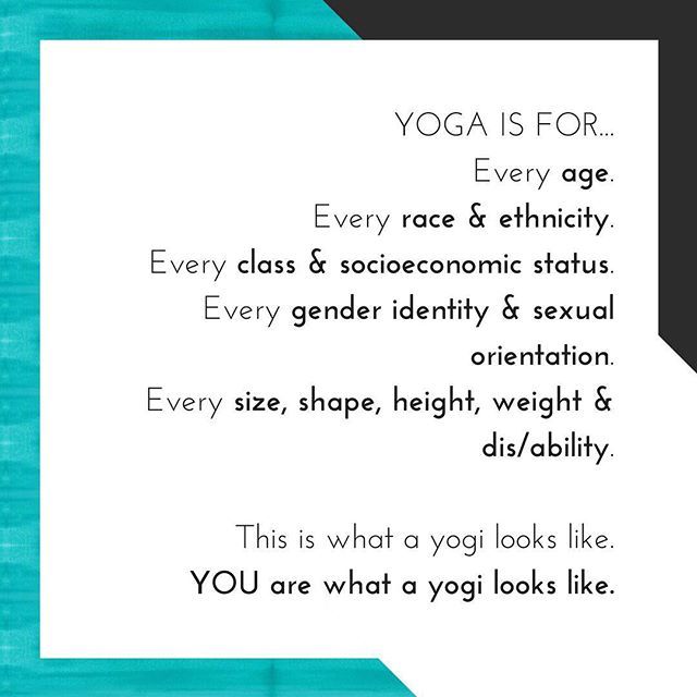 Natalie Cummings (@yogabusiness) on Twitter photo Yup! Double tapping on that all day! Holla at the <a href="/ybicoalition/">Yoga + Body Image Co</a> with some love today!
Tag someone who is sharing yoga that is a whole lot of inclusive!!! Soak it up ———>>>>“The Yoga and Body Image Coalition is committed to body love by developing, promot… ift.tt/2JtpDc6 Yup! Double tapping on that all day! Holla at the <a href="/ybicoalition/">Yoga + Body Image Co</a> with some love today!
Tag someone who is sharing yoga that is a whole lot of inclusive!!! Soak it up ———>>>>“The Yoga and Body Image Coalition is committed to body love by developing, promot… ift.tt/2JtpDc6
