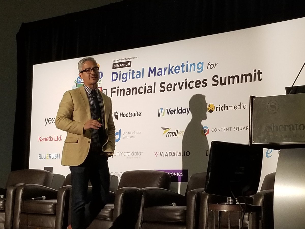 BeBoldPeriod's tweet photo. "Transformation is about more than technology, it is also about people &amp; process."

Christopher Young from @Adobe nailed it at @DMFinancialServ #dmfs18!

#CreateExperience2Connect
#Integrate2Innovate 
#AlignPeopleAndProcess
#DMFSToronto https://t.co/SdJm2ezSK7