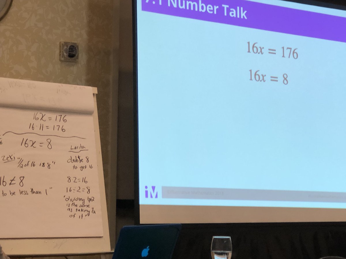 1/5x = 1 So many ways to model this- prove it! Discuss it! Any other ways? #numbertalk #numberstrings #LearnWithIm @IllustrateMath #MTBos #ITeachMath