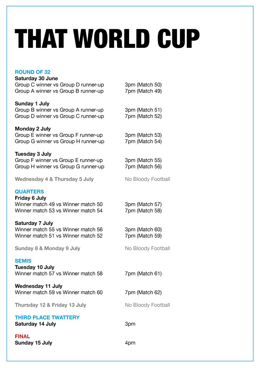 I have made myself the most basic "wallchart" ever.  it is all I need.