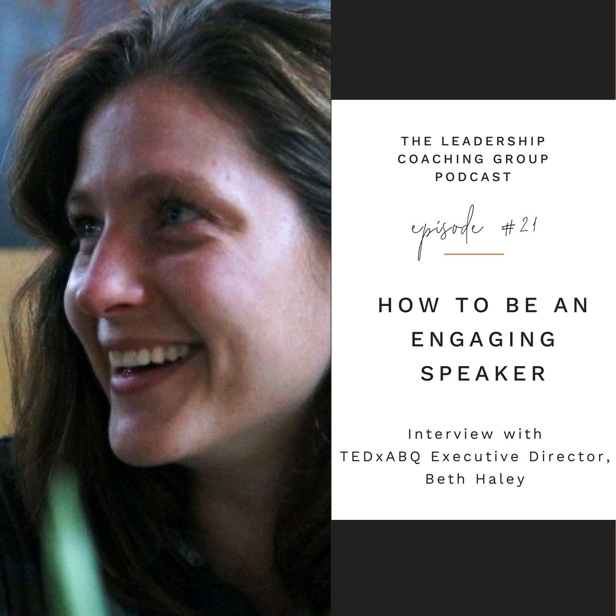 TheLeadershipC5's tweet photo. Do you know how to be an engaging #speaker? We interviewed #TEDx executive director, Beth Haley, to learn how to make even #boardroom presentations interesting!  Listen to our #podcast here: https://t.co/7yeeIm607W https://t.co/d2lH822Fic