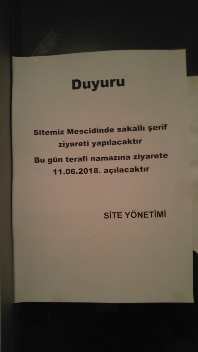 Sakallı şerif kim birader !? Ve terafi namazında ne işi var !? :)
