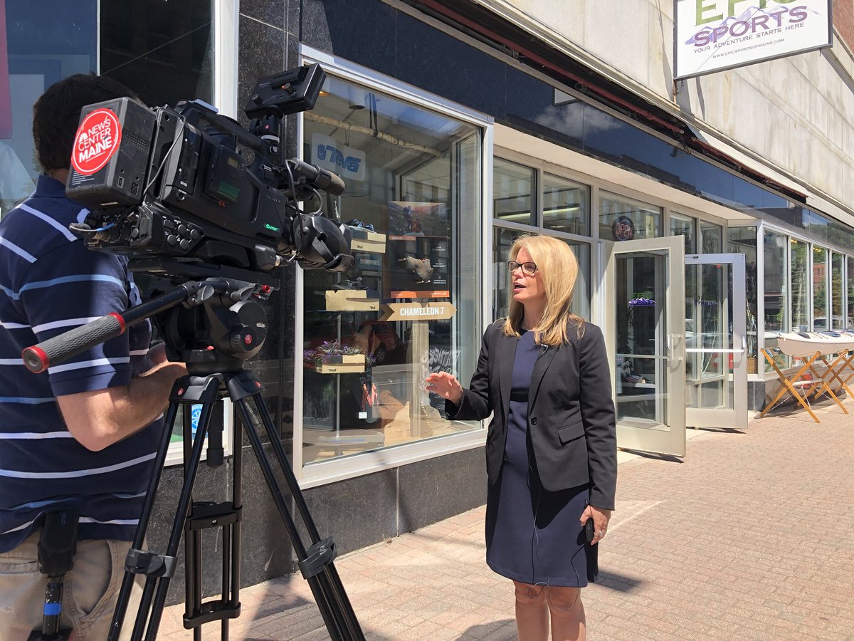Thanks to Doug Damon for spending the morning taking me around Bangor to meet with folks! Great spending time in the Queen City the day before the primary election.