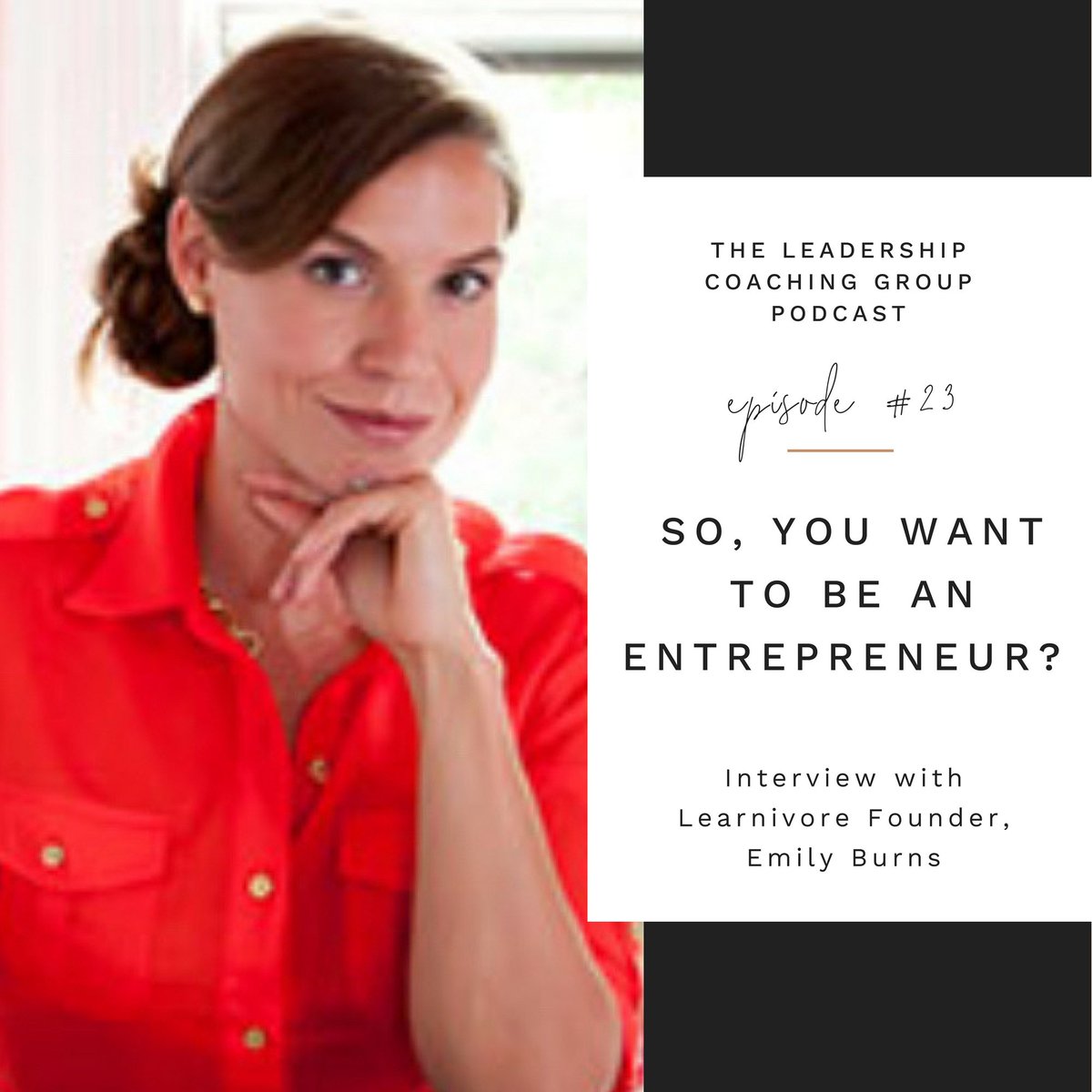 TheLeadershipC5's tweet photo. Listen to the #RealityCheck about becoming an #entrepreneur from @learnivore #founder, Emily Burns.  She gives an honest glimpse into the #hardwork it takes to build a successful business, not just a #sidehustle.  Listen here https://t.co/7yeeIm607W https://t.co/zbiMXV8Tqe