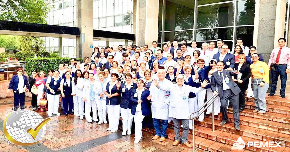 hcnpemex's tweet photo. Con orgullo y satisfacción agradecemos la colaboracion de todas nuestras trabajadoras y trabajadores de esta gran institución por el proceso de certificacion óptimo ante el Consejo de Salubridad General
#HospitalCertificado #Pemex #HCN #SSPemex https://t.co/HiZ0SRrKVM