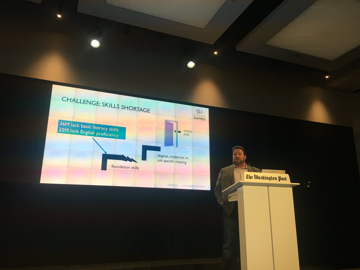 dctechmeetup's tweet photo. .@LGamesStudios wants you to be learning on your phone instead of playing candy crush, but can they be as addictive? #DCTech #WashPostLife https://t.co/PIsHpSNBM9