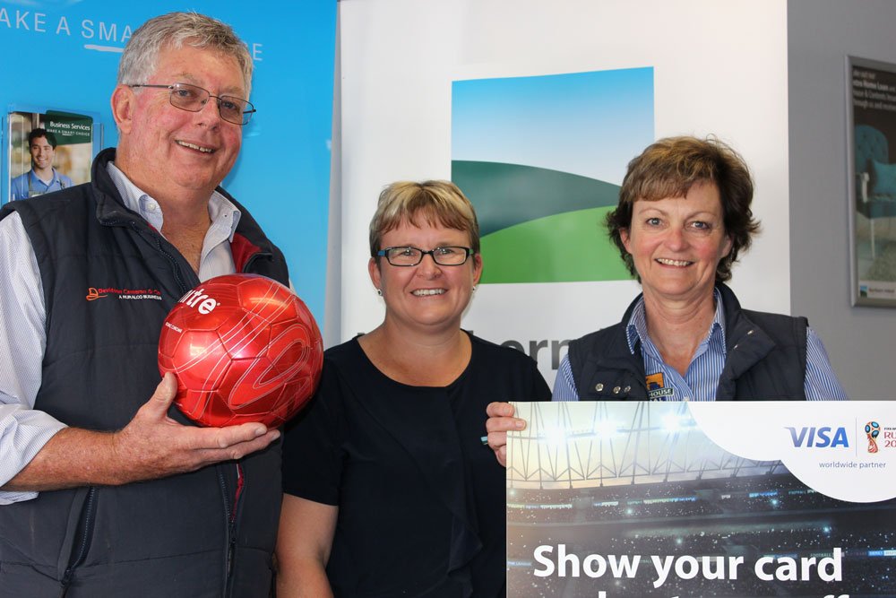 TheSmartThinker's tweet photo. Congrats to our valued Gunnedah members Mandy &amp; Sam Leys who won a trip to the FIFA World Cup in Russia next month all thanks to #Visa and Mandy using her Northern Inland Visa debit card to make purchases during the promotion period. https://t.co/udZgZd840w