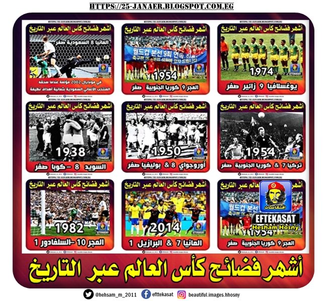 الملف المصور : أشهر فضائح كأس العالم عبر التاريخ