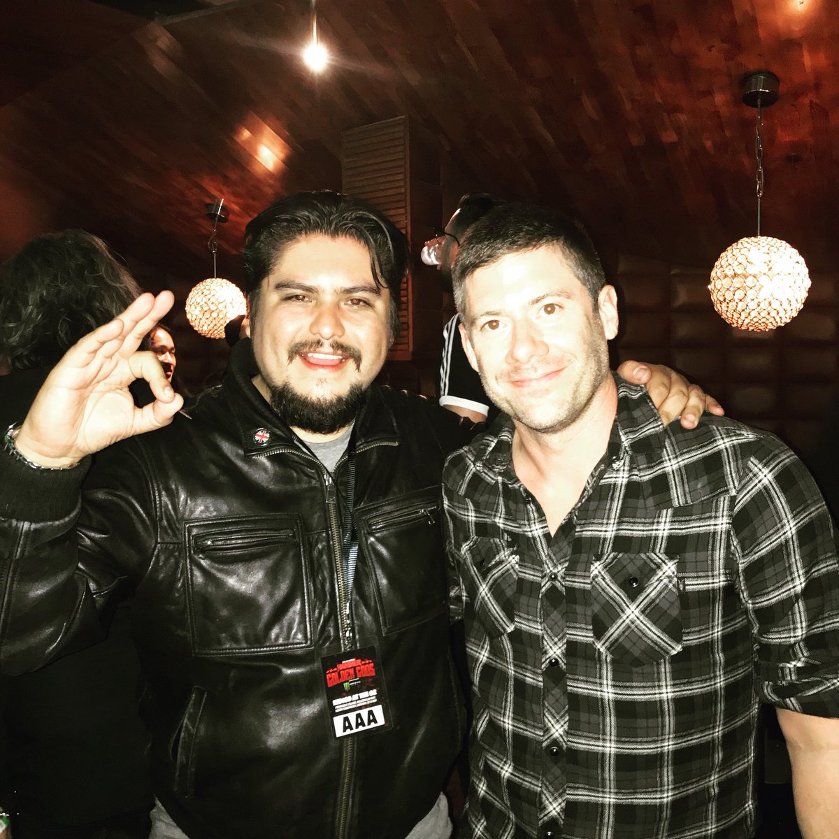 Me and Wes spoke about NIN for a while xxxx