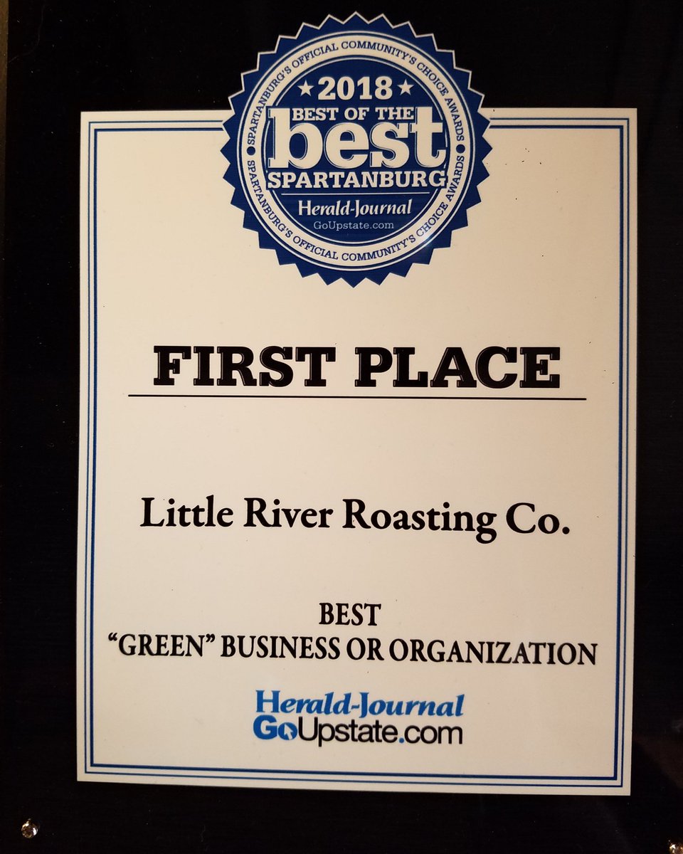 LittleRvrCoffee's tweet photo. Hey check it out! We won Best Green Business! Thanks to our customers for helping us make LRR green!
#CompostHustle https://t.co/Toitl9KEG4