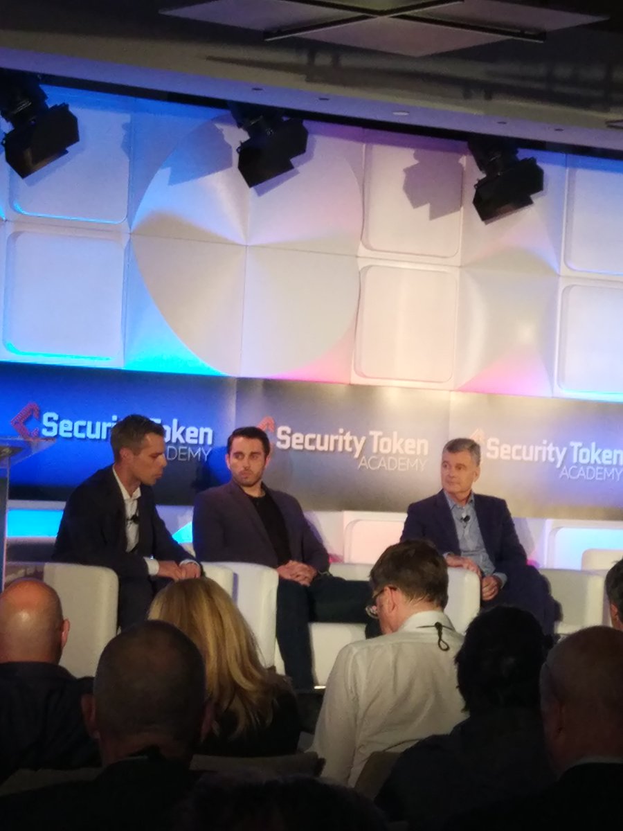iamsamkatz's tweet photo. Great panel with security token twitter kings @APompliano and @MarkYusko #SecurityTokenSummit https://t.co/F1Pqi5CYst