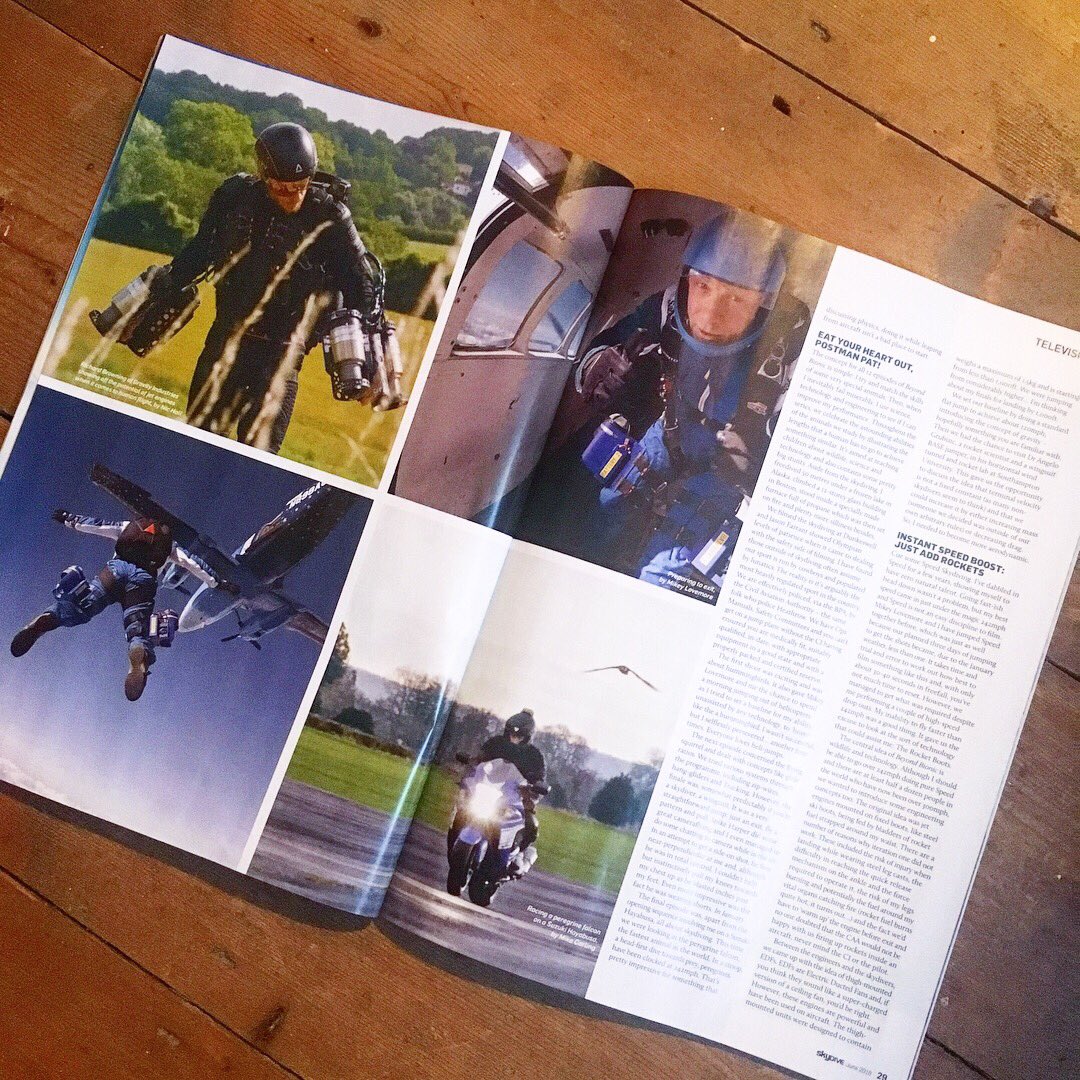 AndyTorbet's tweet photo. And the #BeyondBionic juggernaut keeps on rolling.
This time is in the UK's big Skydiving mag.
Covering wingsuiting like a Flying Squirrel, not hovering like a Hummingbird and going over 250mph to out dive a Peregrine Falcon.
#stem #stemeducation #skydiving #airborne #science https://t.co/Tpx9camg4w