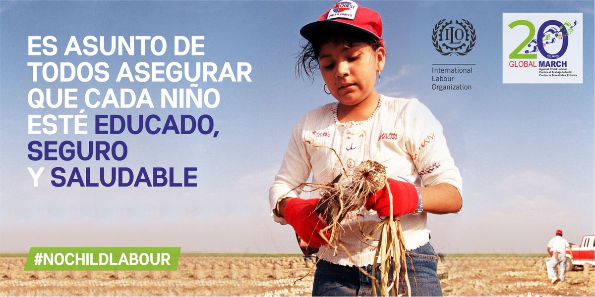 Paicabi's tweet photo. Defendemos lo que creemos. Que cada niño esté seguro, saludable, educado y libre de trabajo infantil. Hacemos un llamado para #NoChildLabour y para promover el empleo juvenil decente. Únete a nosotros #20YearsofGlobalMarch https://t.co/ZijjKIfgF1 https://t.co/IVAYTubaG7