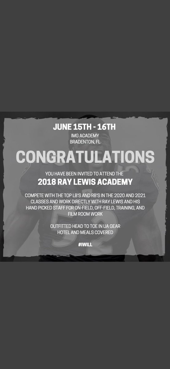 Blessed to be Invited to RL52 camp @HamiltonESPN 🦍🙇🏾‍♂️🙏🏾❕