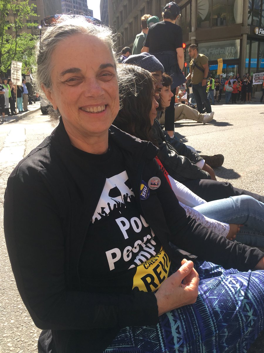 Norah_Dooley's tweet photo. Fighting for economic justice at Boston’s financial district with #PoorPeoplesCampaign #mappc #509seiu https://t.co/LSPurCNUJh