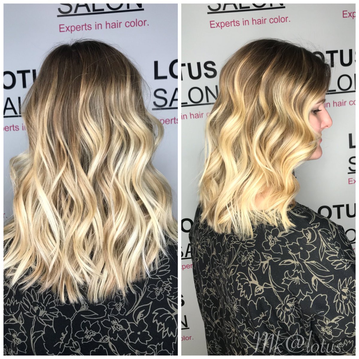 Lotus Salon On Twitter Soft Blonde Waves Expertsinhaircolor