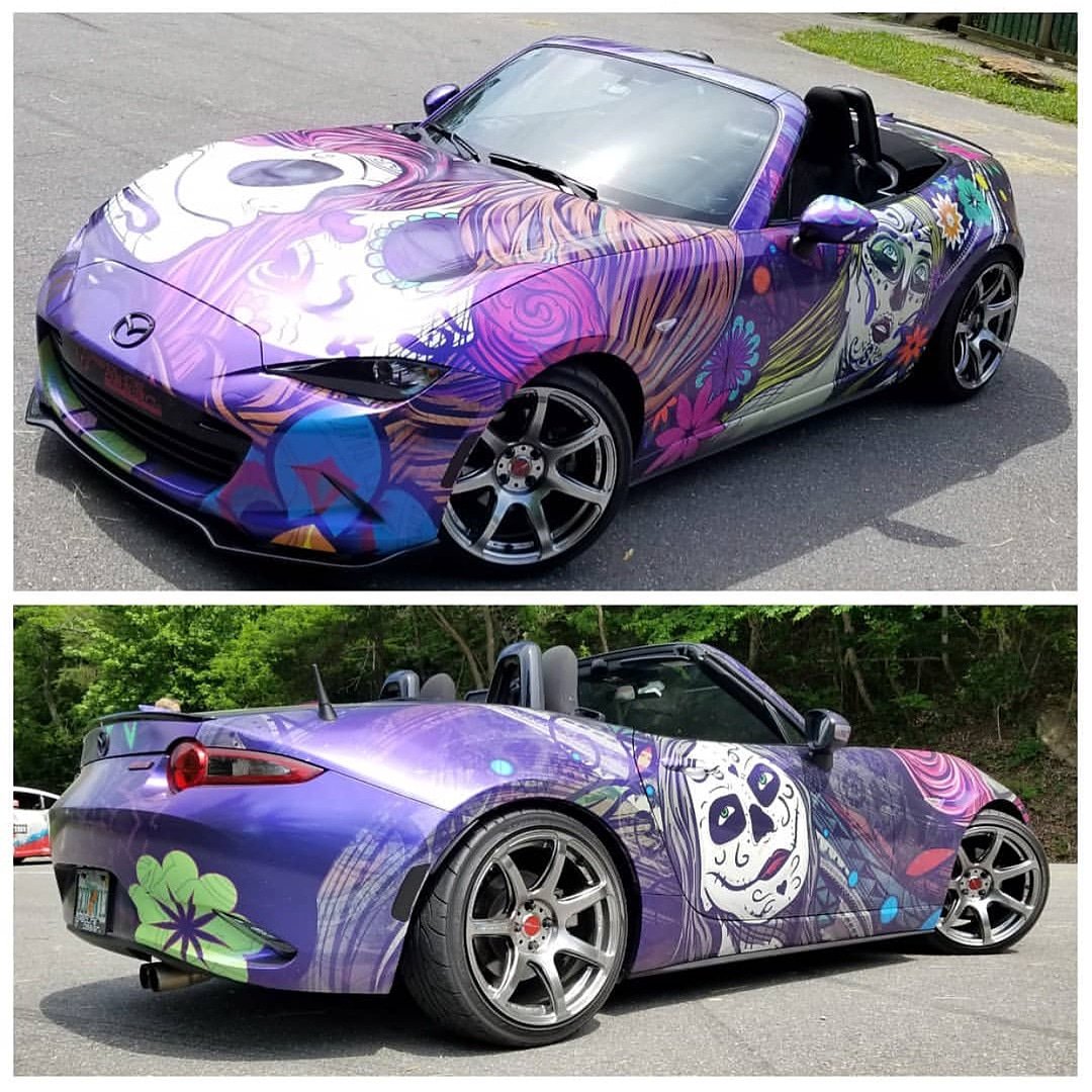WrapLocal's tweet image. #DayoftheDead themed #Miata!

Wrapped by #redlinedesignllc
Designed by @skeppleinc

#skepple #mazda #metrorestyling #elitewrappers #kingsofvinyl #wraplocal #paintisdead #wrapchannel #vinylwrap #carwrap #eatsleepwrap #colorchange #carwrapping #vinylwrapping #vinylsupplier #carporn