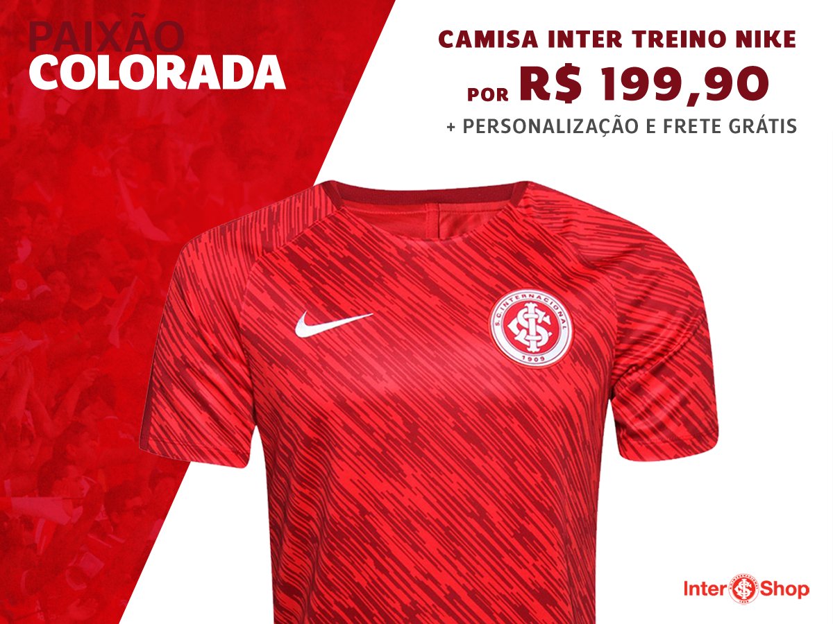 inter camisa de treino