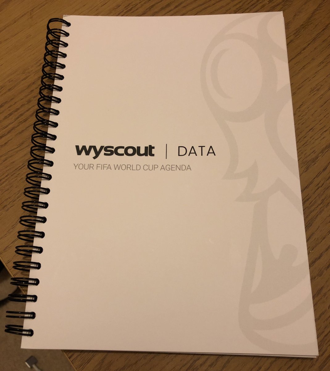 stighefootball's tweet photo. Oh I am SO World Cup ready. I think I might be just as excited about this notepad as I am the boots. Send help. @Wyscout https://t.co/GeYPDZS5SE