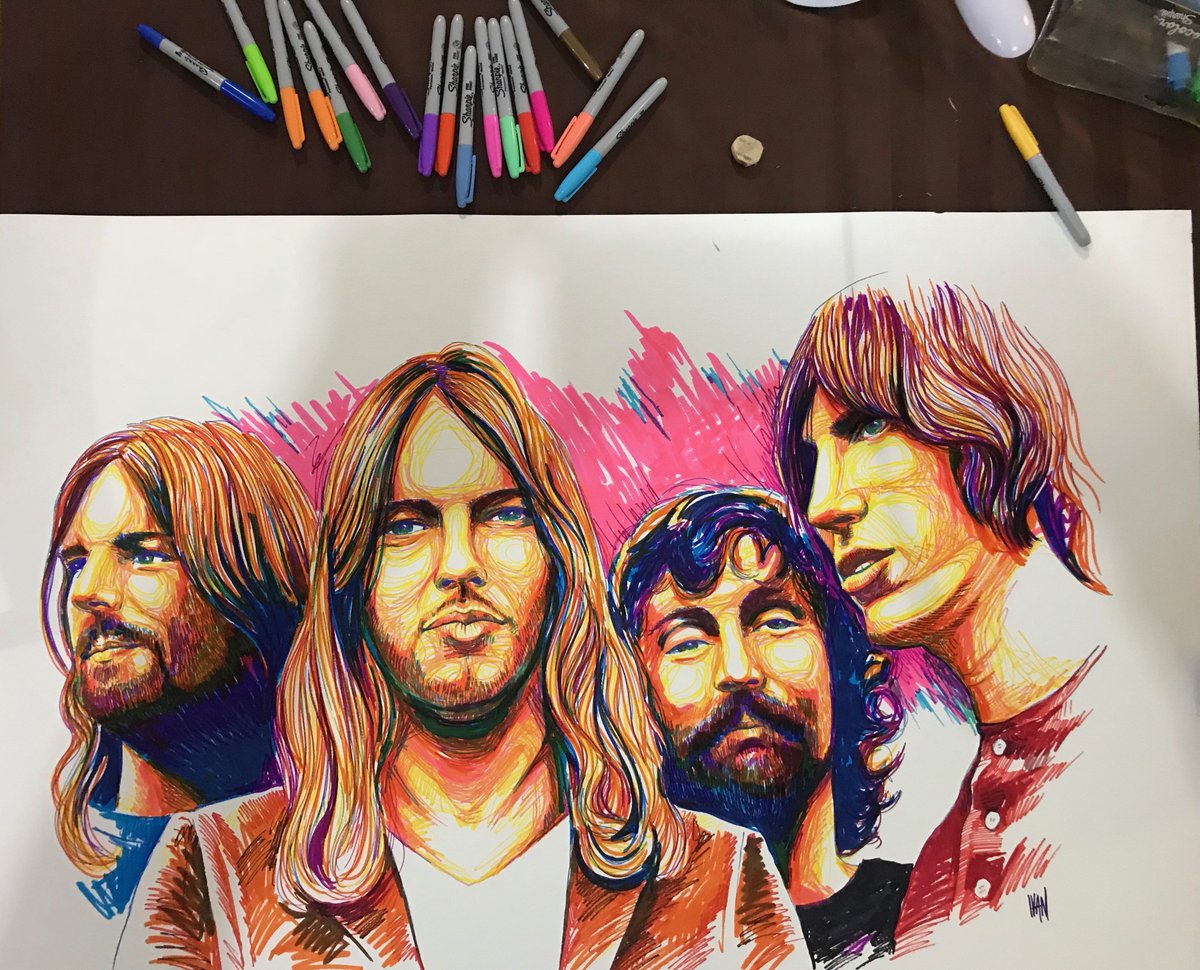 ivan74lopez's tweet photo. I wish, how I wish you were here...SYD ...by @ivan74lopez #PinkFloyd #wishyouwerehere #sharpie #yessharpie https://t.co/nWb6pvOKmo